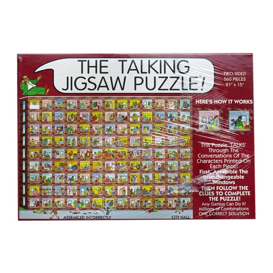 ジグソーパズル THE TALKING JIGSAW PUZZLE The Talking Jigsaw Puzzle | My Jigsaw Journal